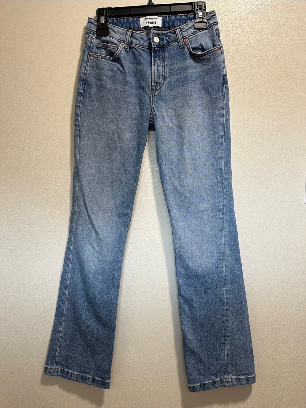 Reformation Rayna Low Rise Bootcut Jeans